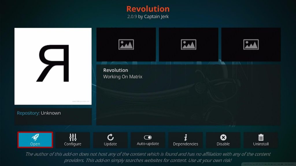 Install Revolution Kodi Addon Step 15