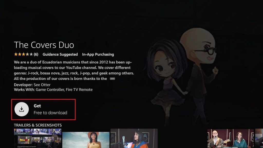 Install The Covers Duo App on your Firestick Step 6