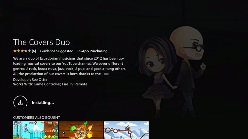 Install The Covers Duo App on your Firestick Step 8
