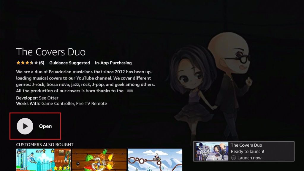 Install The Covers Duo App on your Firestick Step 9