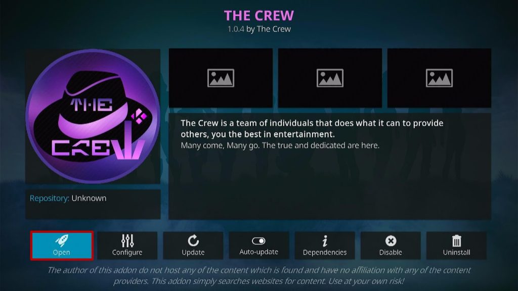 Install The Crew Kodi Addon Step 15