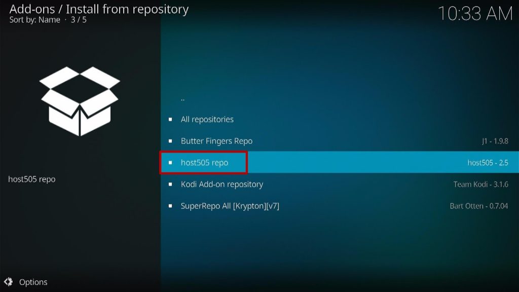 Install The Oath Kodi Addon Step 9