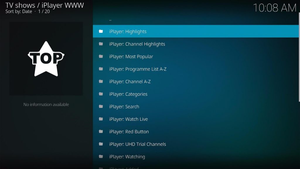 Install iPlayer WWW on Kodi Step 10