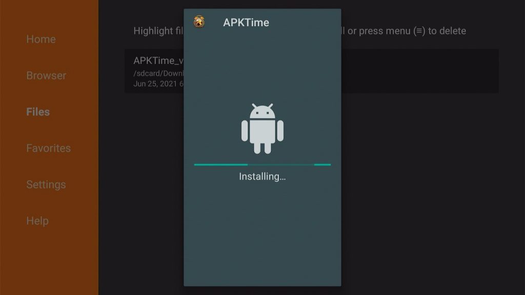 Install the APKTime on Firestick Step 5