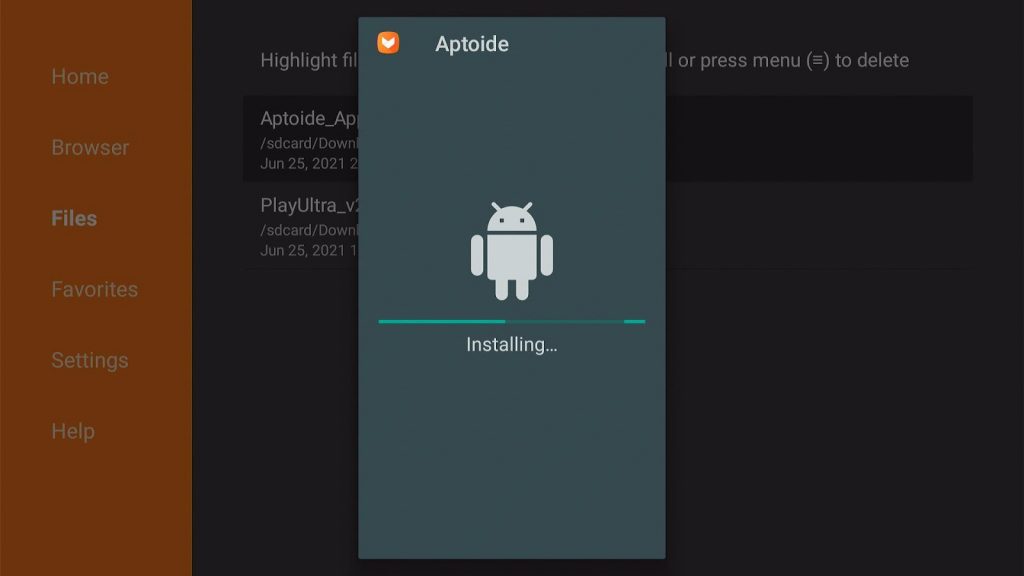 Install the Aptoide on Firestick Step 5