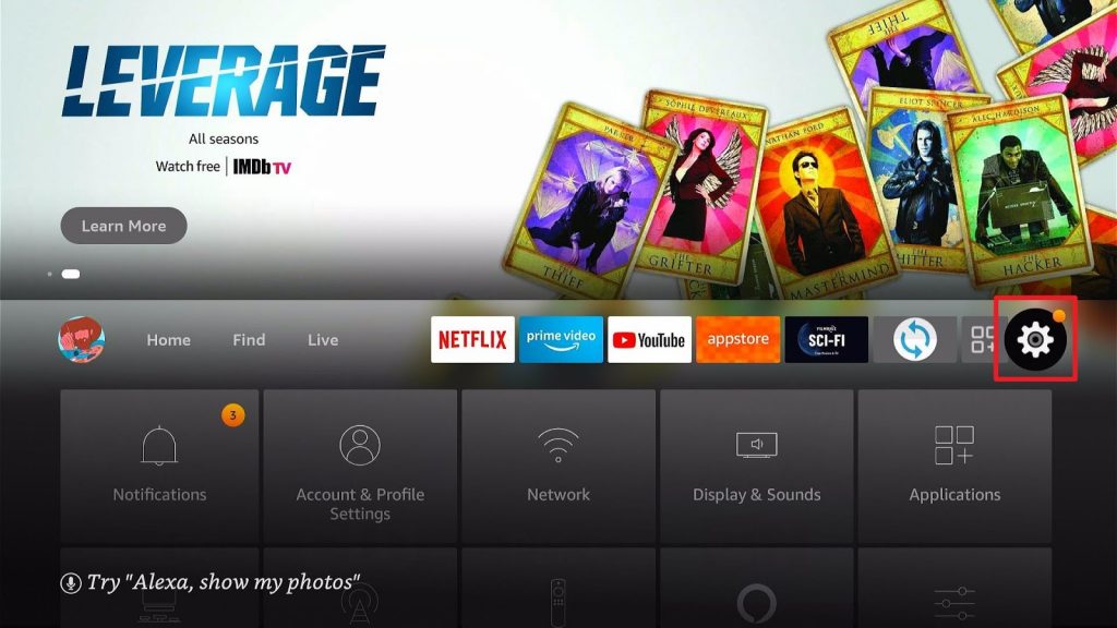 Install the CkayTV App on Firestick Step 1