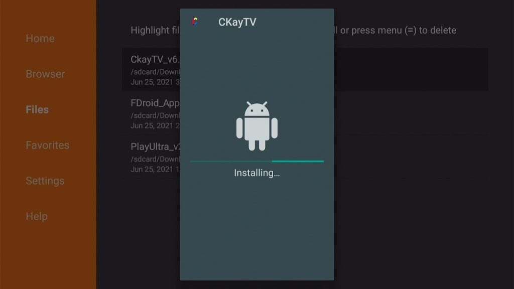 Install the CkayTV App on Firestick Step 16