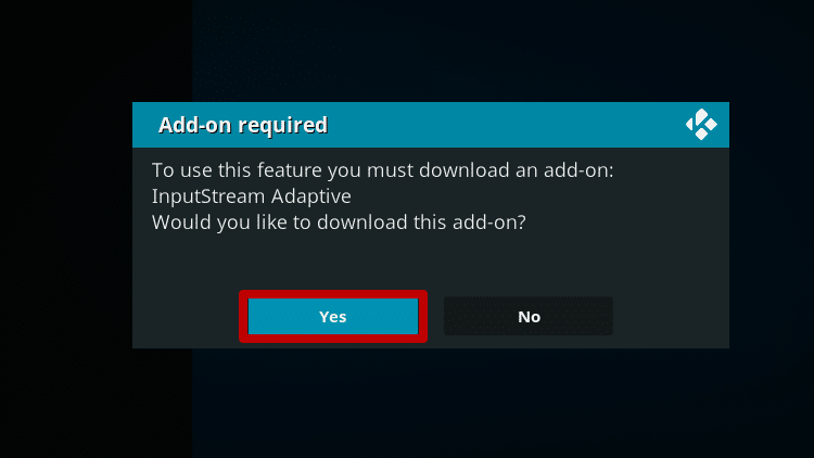 Install the DAZN Kodi Addon Step 10