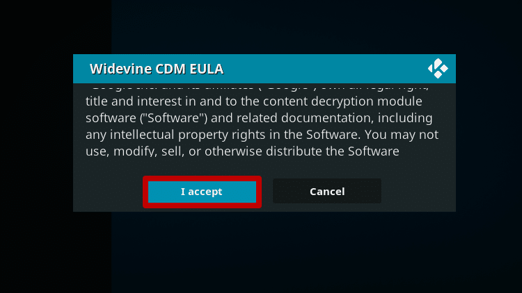 Install the DAZN Kodi Addon Step 12