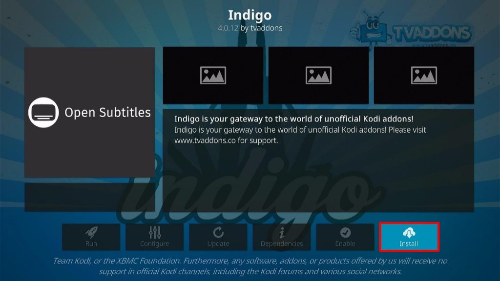 Install the Fresh Start Kodi Addon Step 2