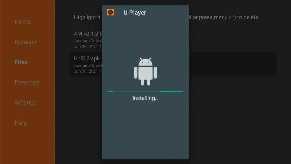 Install the UPlayer App on Firestick Step 17