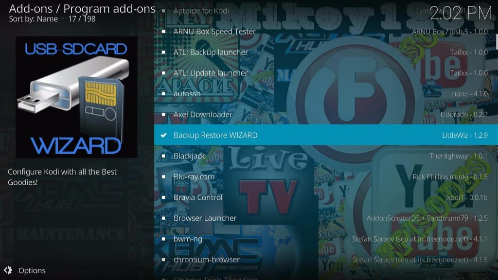Install the USB-SDCard Wizard Step 3