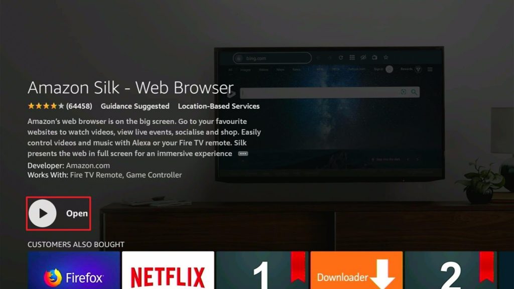 Silk Browser Installation Guide on Firestick Step 8