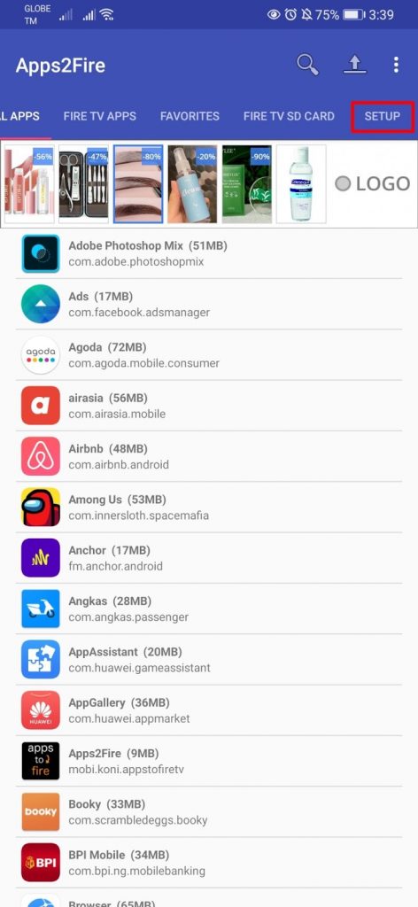 Installing Apps on your Firestick from Android Phone Step 11