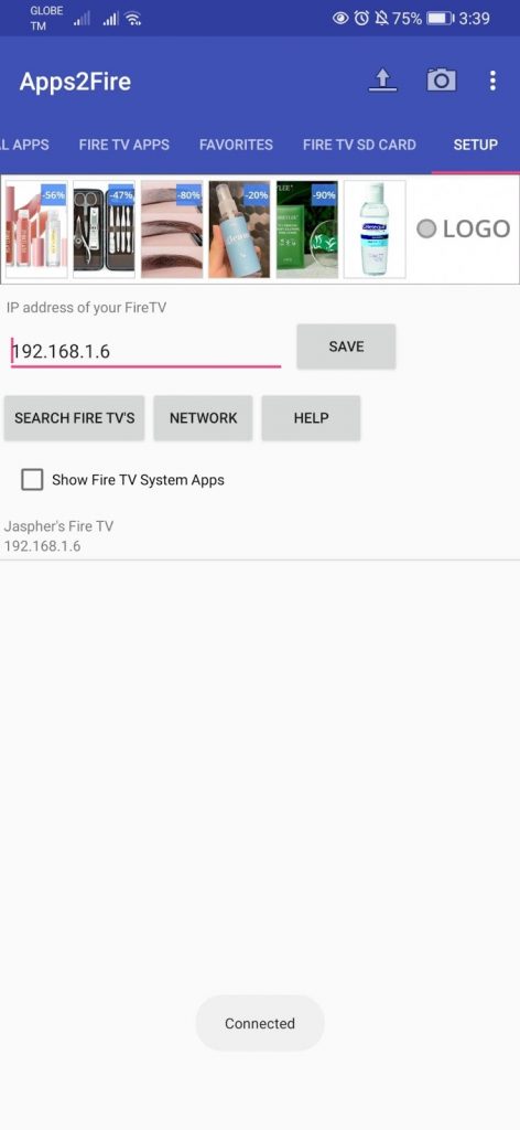 Installing Apps on your Firestick from Android Phone Step 13