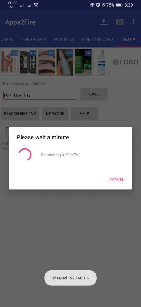 Installing Apps on your Firestick from Android Phone Step 16