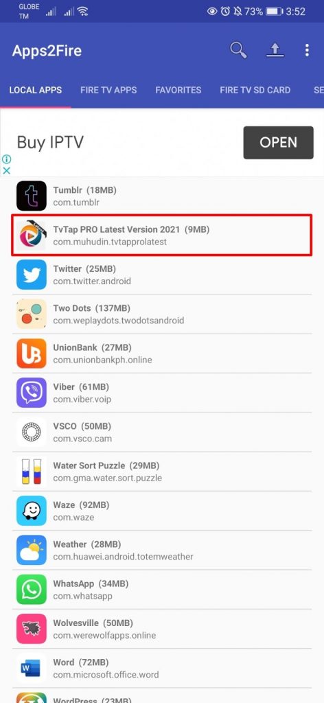 Installing Apps on your Firestick from Android Phone Step 18