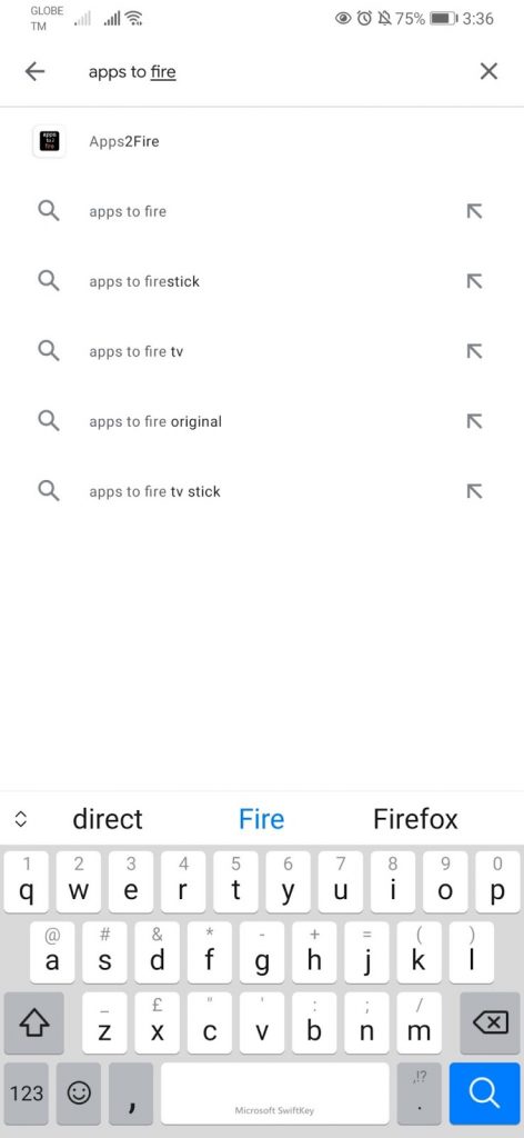 Installing Apps on your Firestick from Android Phone Step 7