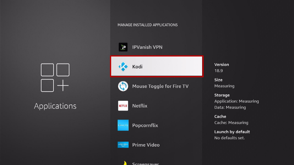 Reset Kodi Through Clear Data on Firestick Step 4