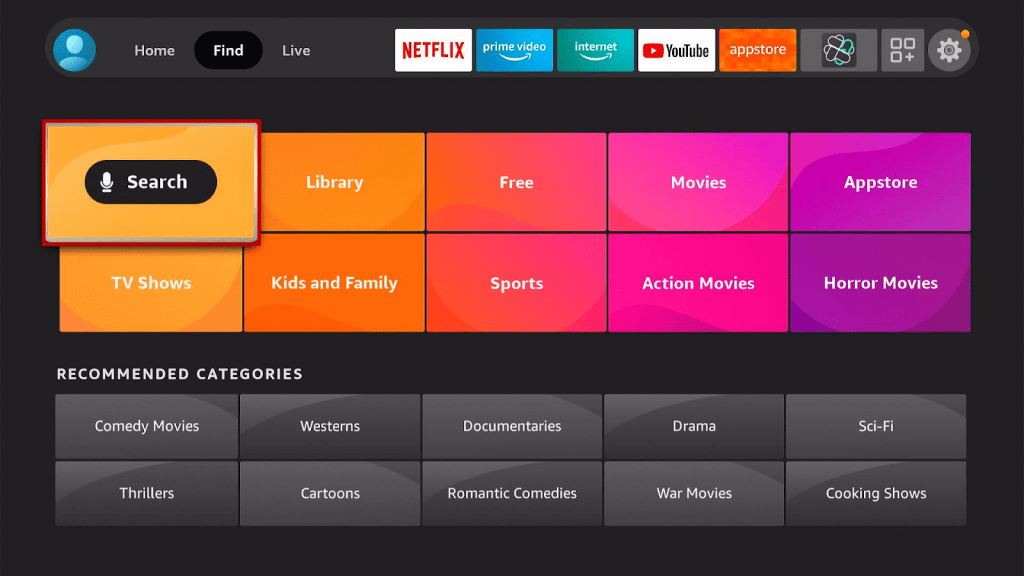 STEP 2 Install Tubi App on Firestick
