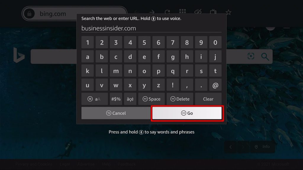 Step 13 Watch Business Insider News Stream Website on Firestick