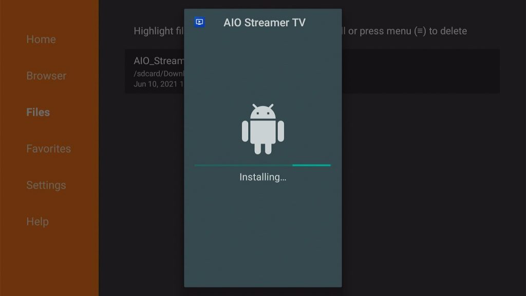 Step 17 Install AIO Streamer TV on Firestick