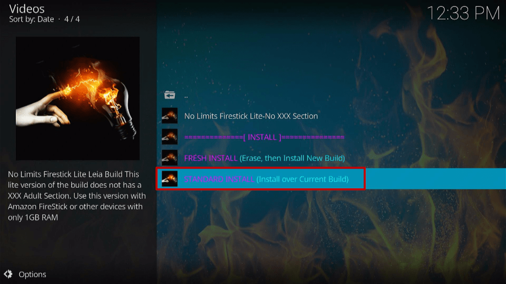 Step 18 Install No Limits Magic Kodi Build