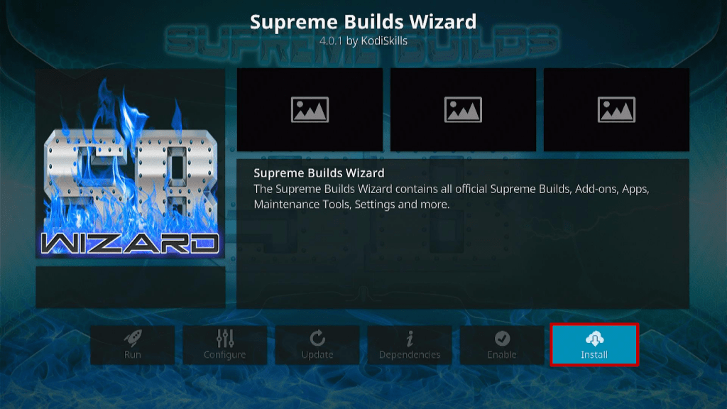 Step 18 Install Titanium Kodi Build