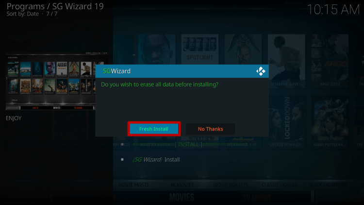 Step 23 Install Zilt Kodi Build