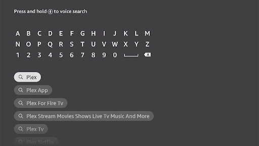 Step 3 Install the Plex App on Firestick