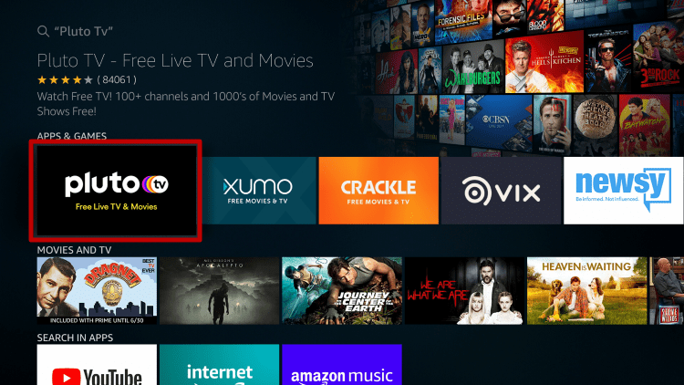Step 4 Install Pluto TV on Firestick