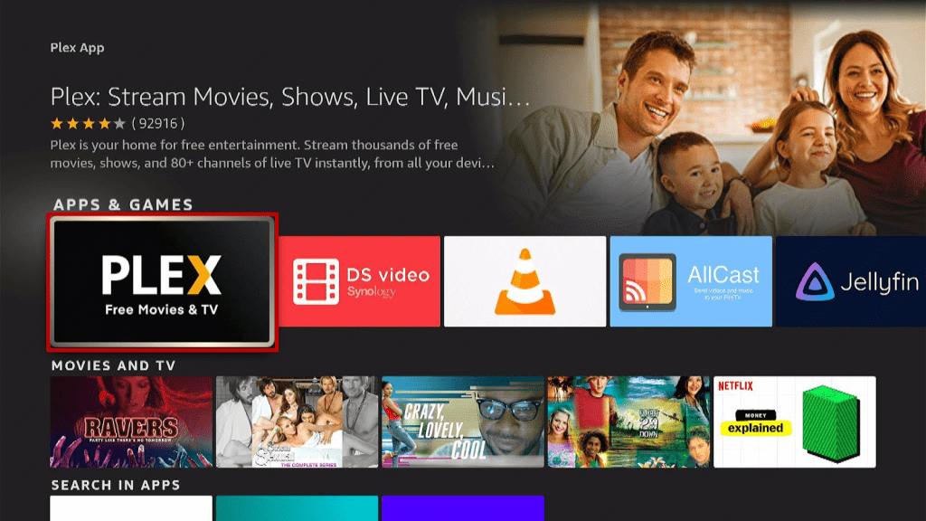 Step 4 Install the Plex App on Firestick