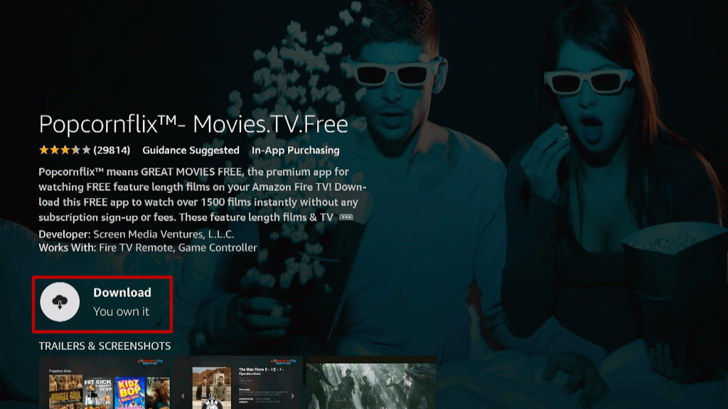 Step 5 Install Popcornflix App on Firestick