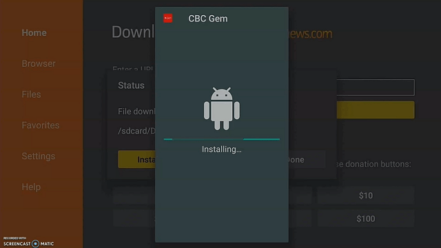 Step 18 Install CBC Gem: Stream Movies &TV App on Firestick