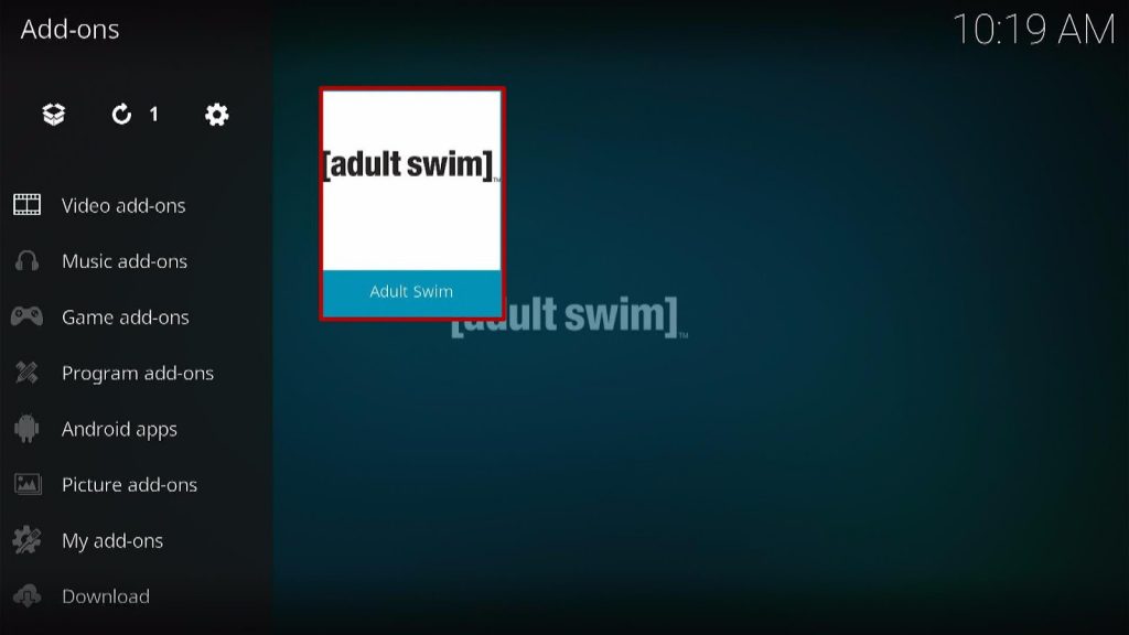 Install Adult Swim Kodi Addon Step 10
