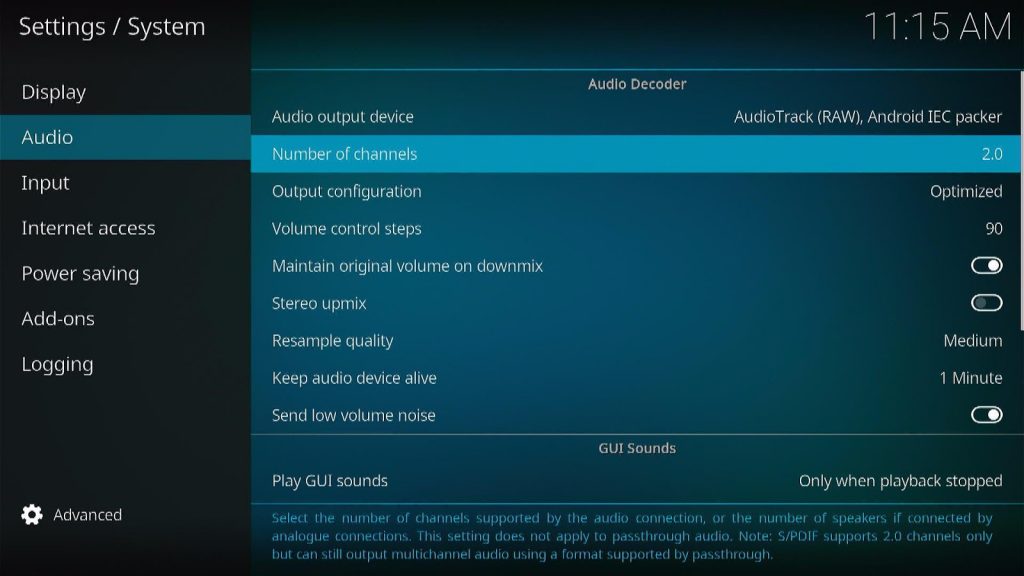 Audio Setting Checking Step 5