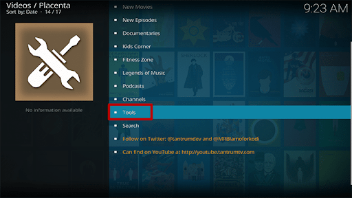 Enable the Auto-Play in Kodi Step 2
