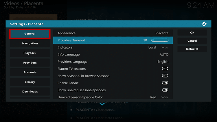 Enable the Auto-Play in Kodi Step 6