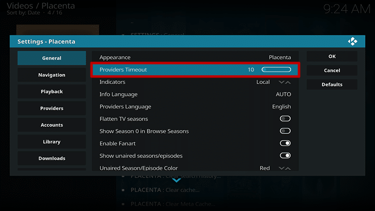 Enable the Auto-Play in Kodi Step 7
