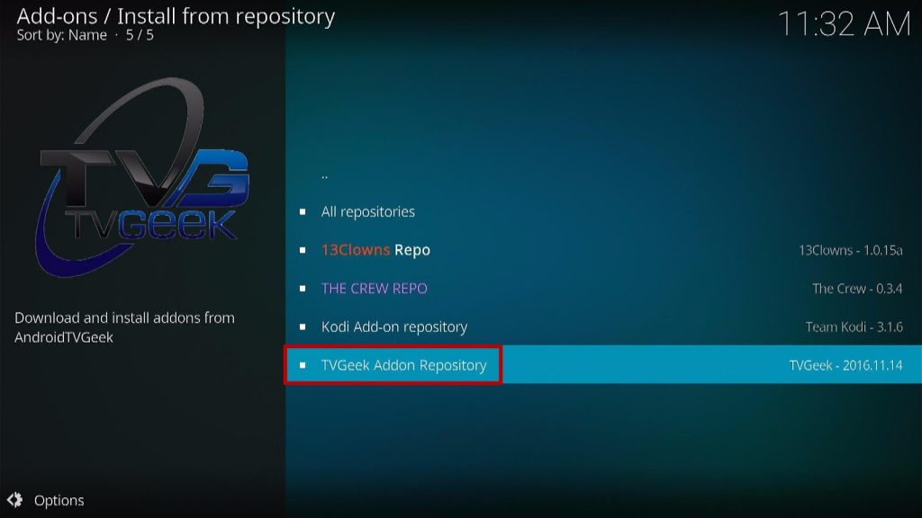 Install 13 Clowns Kodi Addon Step 16