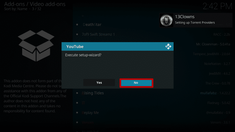 Install 13 Clowns Kodi Addon Step 22