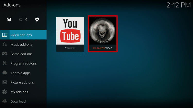 Install 13 Clowns Kodi Addon Step 24