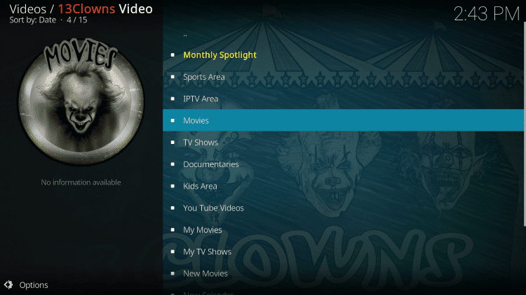 Install 13 Clowns Kodi Addon Step 26