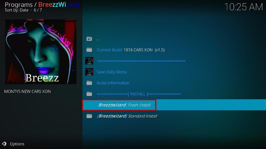 Install 1874 Cars Xon Kodi Build 27
