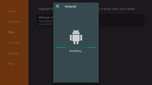 Install 4Shared on Firestick Step 17