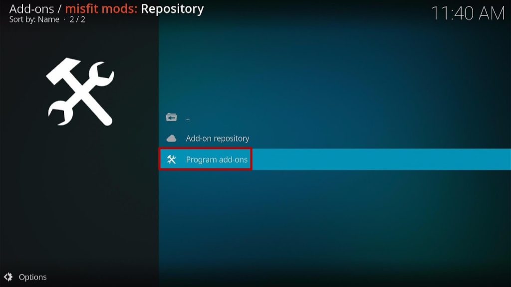 Install Atomic Matrix Kodi Build 17