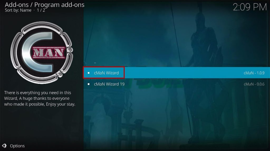 Install Black Panther Kodi Build Step 17