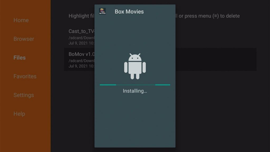 Install Box Movies on Firestick Step 17