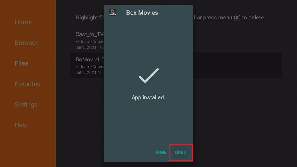 Install Box Movies on Firestick Step 18