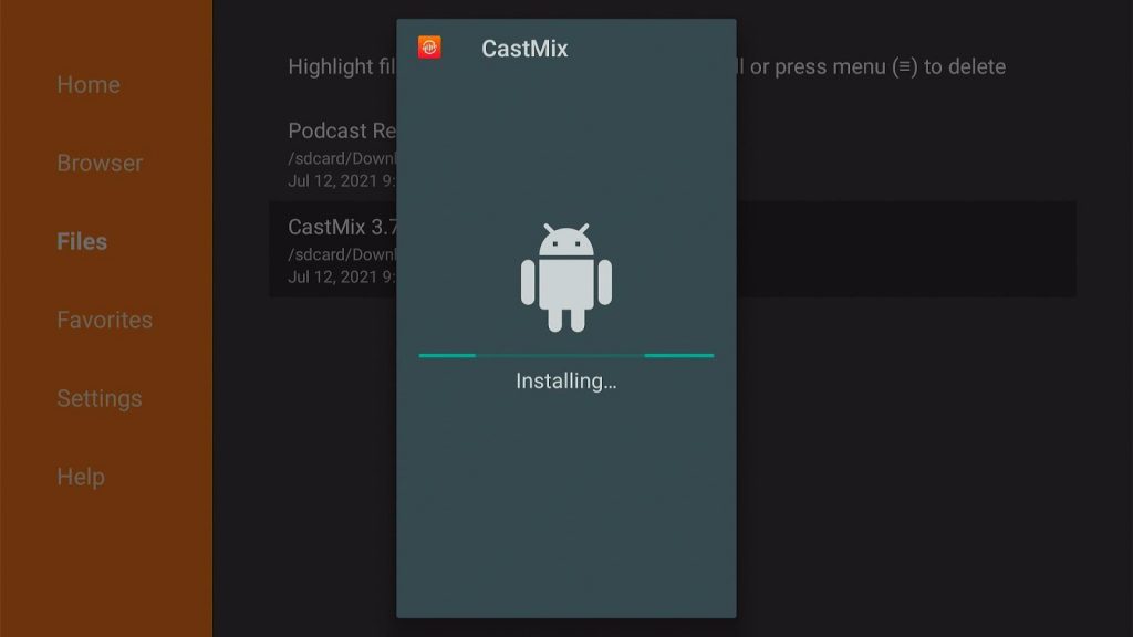 Install CastMix App on your Fire TV stick 17